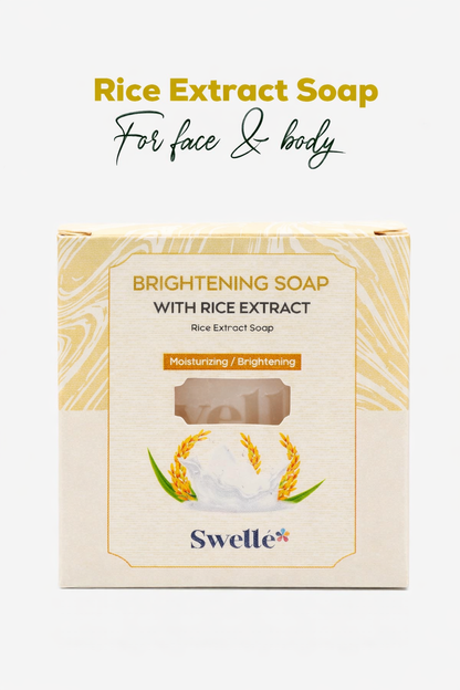 Swelle Rice Extract Soap – Brightening & Hydrating Bar for Face & Body