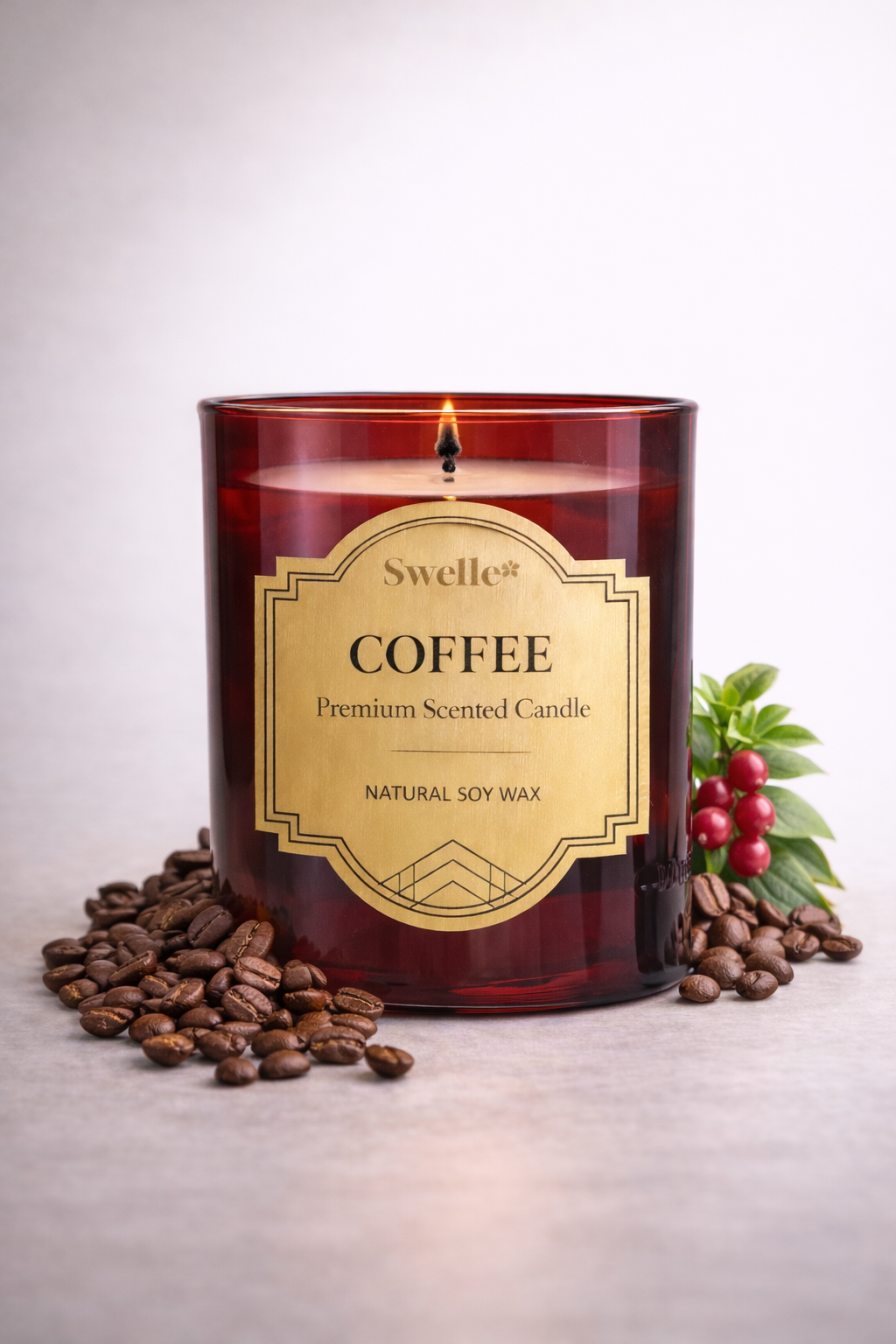 Swelle Coffee – Premium Scented Candle | Natural Soy Wax