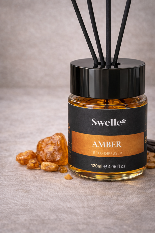 Swelle Home Amber – Premium Amber Reed Diffuser