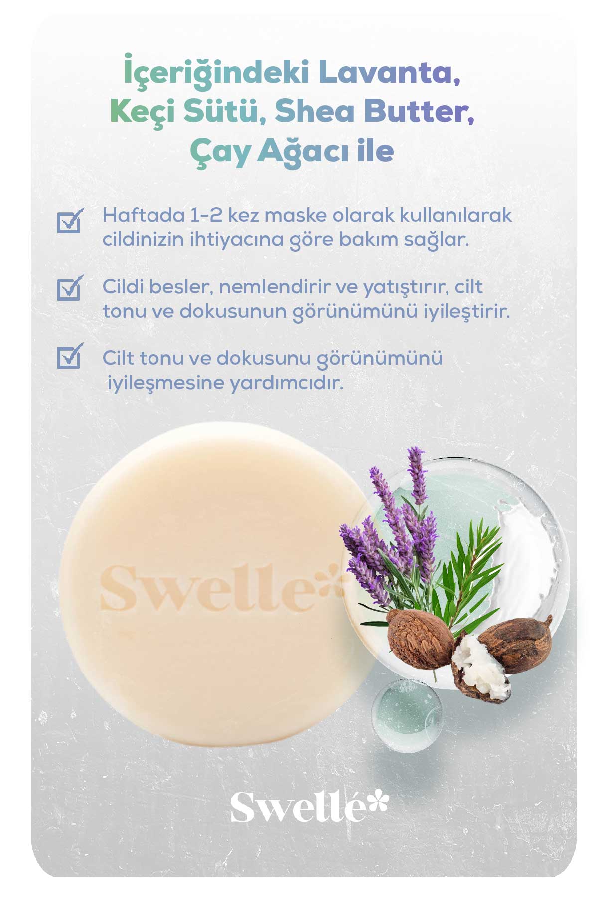 Swelle Soap Mask – Nourishing & Balancing Bar for Face & Body